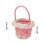 10 Pieces Miniature Hand Carry Plastic Baskets Great For-Green 4