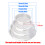 Decorative Transparents Saucers Heavy Durability Plant-8 inches 4