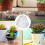 Practical Plastics Plant Pot Tray With Antislip-6 inches 5