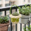 10 Pieces Miniature Hand Carry Plastic Baskets Great For-Green 6