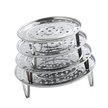 Stainless Steels Steaming Rack Steam Tray with Removable Legs