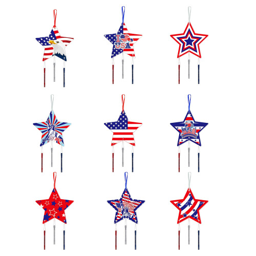 Patriotic Wind Chimes Decorations For American Independence-1 1