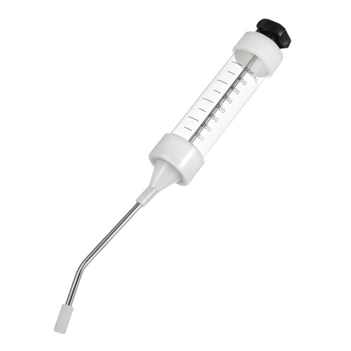 Pluimveevoederhulpmiddel 500 ml plastic spuiten met afneembaar