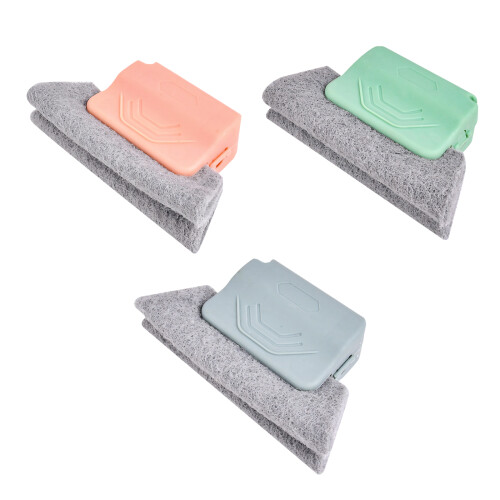 Efficient Window Track Cleaning Tool Grooves Cleaner For-Pink 1