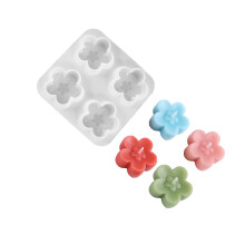 Multifunctionele bloem siliconen mal 4 holtes bloemen-A