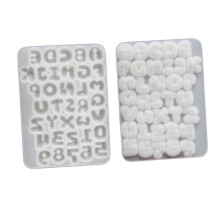 Number and Letter Silicone Molds Keyboard Charm Silicone Molds