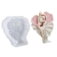 Moule à bougie en Silicone en forme de cœur enveloppé de serpent