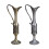 Moderne antike Metallvasen mit Griff, gravierte-Bronze 2