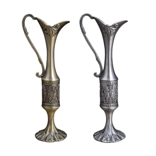 Moderne antike Metallvasen mit Griff, gravierte-Bronze 1