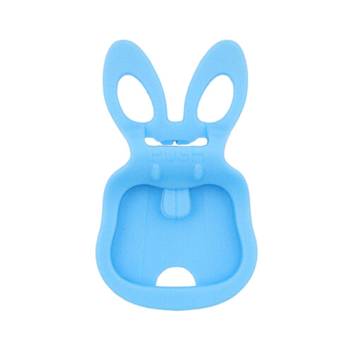 Colorful ABS Rabbit Can Opener With Ergonomic Grip-Blue