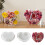Heart Shape Plate Silicone Molds For Making Candle Decorative 4