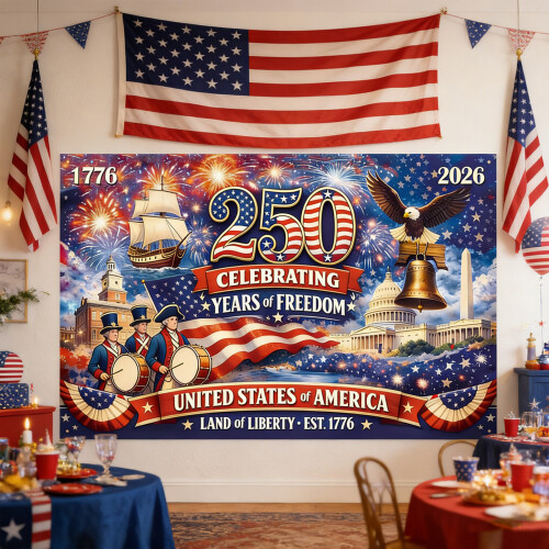 Onafhankelijkheidsdag thema achtergrond banners patriottische 1