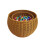 Practical Plastic Fruit Crate With Attractive Braided Pattern-L 5
