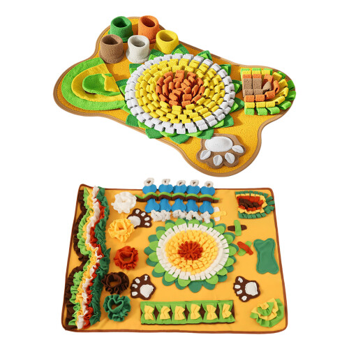 Tapis à renifler interactif pour chien, pour alimentation-L 1