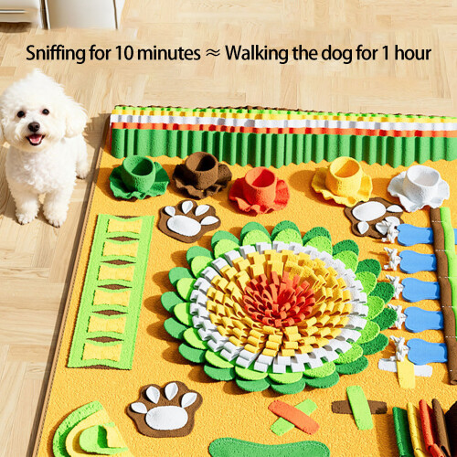 Tapis à renifler interactif pour chien, pour alimentation-L 2