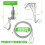 4 Set Multifunctional Adjustable Picture Hanging-3 hook set 2m 4