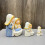 Weihnachtskrippe-Set, Heilige Familie, Statue, Tischdekoration, 5