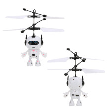 Child-Friendly Hand Induction Flying Robot