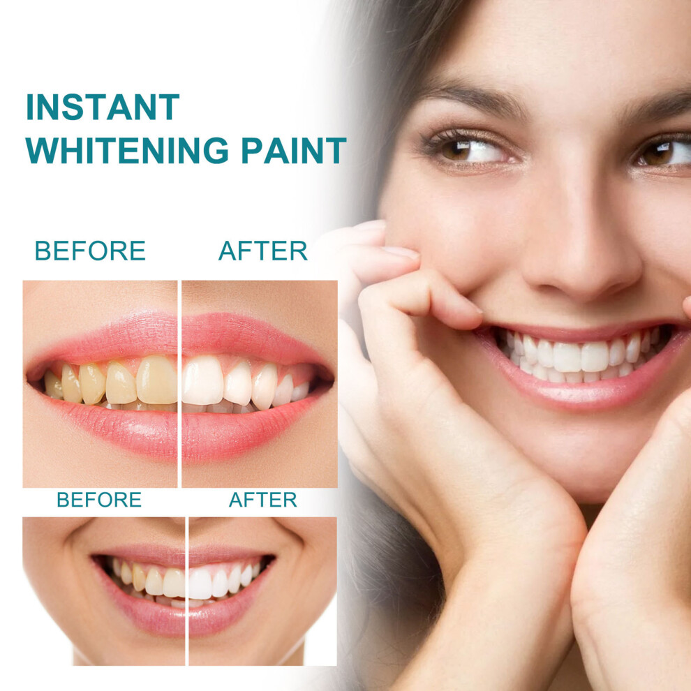 EELHOE 15ml Instant Tooth Whitening Paint Stain Remover, No Sensitivity