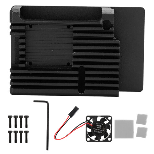 Aluminium Pi 4 Case with Silent Fan 2