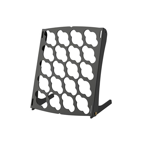 Clear Vertical Coffee Pods Storage Rack For Coffee Brewer-Black