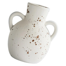 Ceramic Flower Vases Home Decors-Retro long neck doub