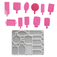 Round Square Rectangular Irregular Silicone Tray Molds For-B