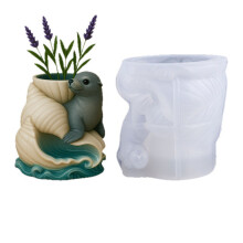 Moule de tasse d'aromathérapie DIY avec motif de créature marine