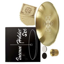 Stylish Round Incenses Stick Burners And-Metatron Steel Disc