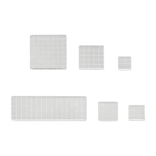 6/9Pcs Multipurpose Scrapbooking Stamper-Straight 6 piece set