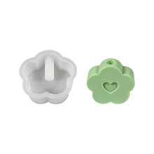 Conceptions florales élégantes de moule de silicone de maison-4