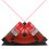 Right Angle Laser Projection Level Red Plastic Housing Infrared Horizontal Vertical Line 2