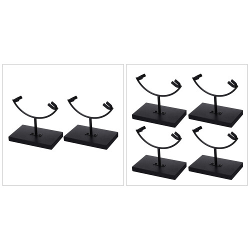 Chevalet de présentoir à bras en métal avec Base,-2 pièces 1