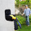 Heavy Type Plastic Hose Nozzle Wall Mounted Holder For-White 6