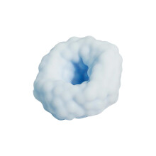 (#25 Blue) Cheese Squishy Toy – Slow Rising Stress Relief Fidget – BPA-Free Rubber – 3.9 Inch – for Kids & Adults – 1 Piece
