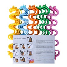 30 Pcs Heatless Spiral Hair Curlers Set with Styling Hooks for Long Natural Waves 50cm