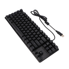 Mechanische Gaming Tastatur Schwarz USB Kabel