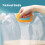 2.5L Transparent Moisture Proof Grain Storage Bag Yellow 30x27cm 3