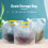2.5L Transparent Moisture Proof Grain Storage Bag Yellow 30x27cm 6