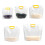 2.5L Transparent Moisture Proof Grain Storage Bag Yellow 30x27cm 10