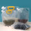 2.5L Transparent Moisture Proof Grain Storage Bag Yellow 30x27cm 14