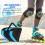 Skates Bag Thickened Waterproof 3 Layers Skate Bag with Adjustable Strap Blue 5