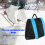 Skates Bag Thickened Waterproof 3 Layers Skate Bag with Adjustable Strap Blue 13