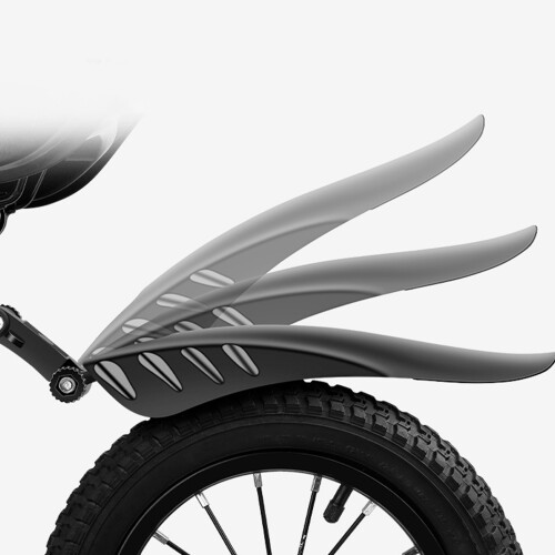 Childrens Folding Bicycle Mudguard 2