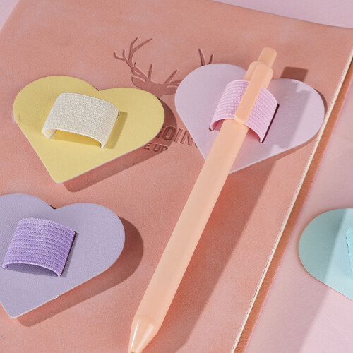 Eigentijdse desktopopslagoplossing PU lederen penorganizers-Geel 2