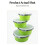 Boîte en plastique durable d'épargnants-Ensemble 3 pièces rouge 6