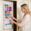 Support de placard suspendu utile avec 5 espaces de fixation 5