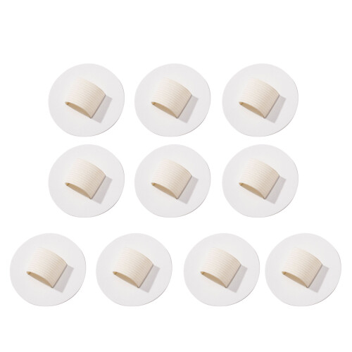Professional Desk Accessory Stick Round Pen Stand Craft-White