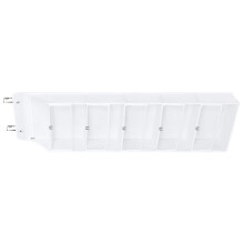 Helpful Hanging Closet Holder With 5 Visible Fastened Spaces