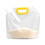 2.5L Transparent Moisture Proof Grain Storage Bag Yellow 30x27cm 1
